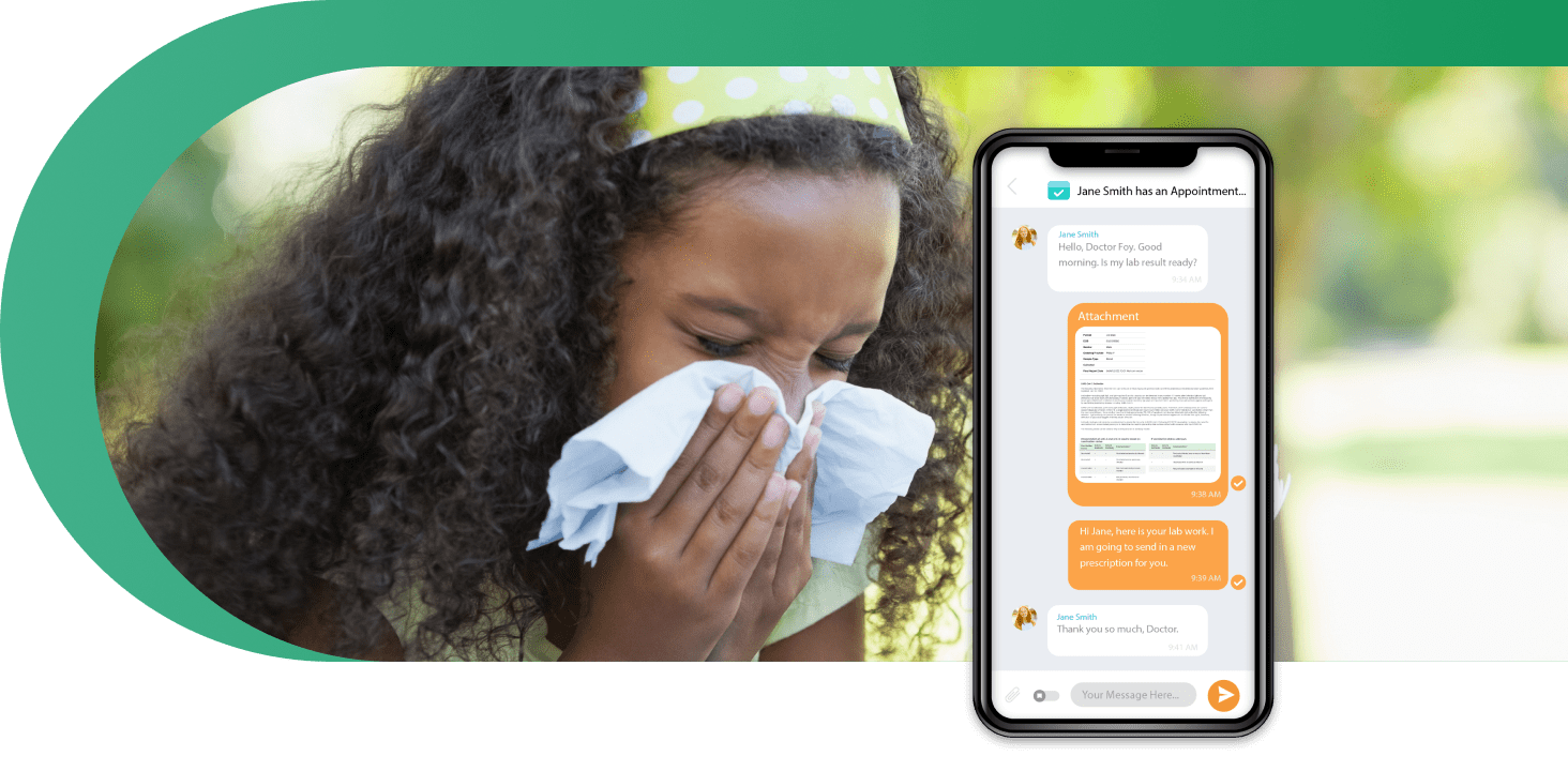 Telemedicine for Pediatrics Banner