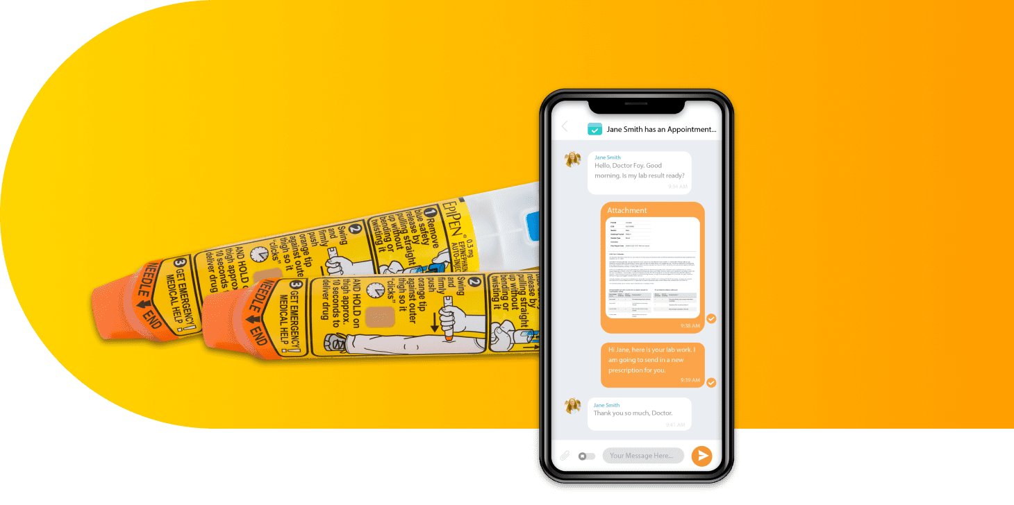 Telemedicine for EpiPen Refill Banner