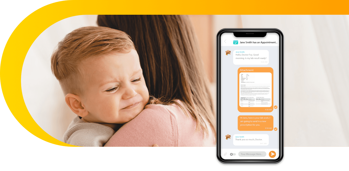 Telemedicine for General Pediatrics Health Visit Banner