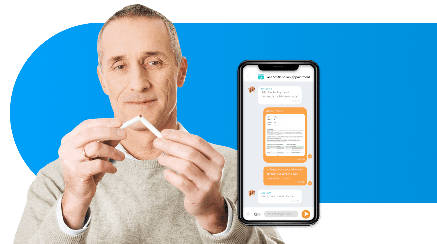 Telemedicine for Smoking Cessation Banner