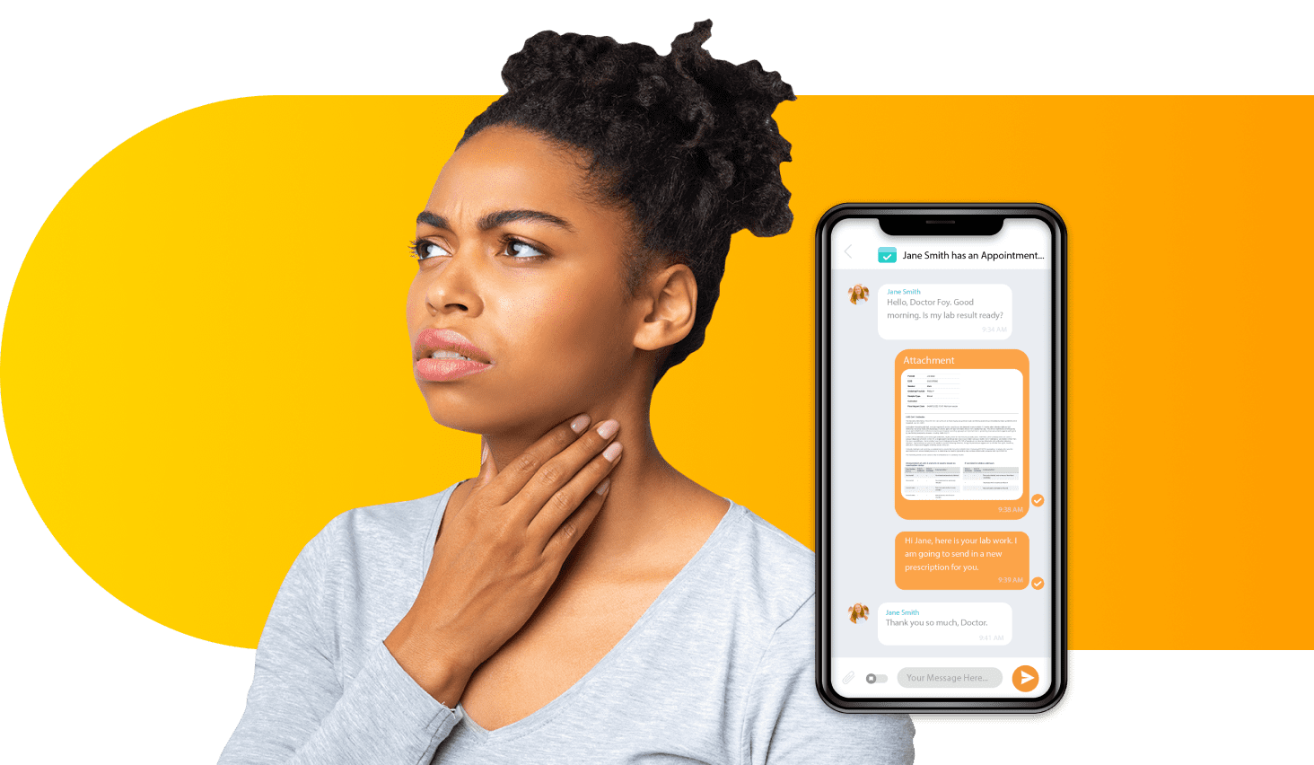 Telemedicine for Thyroid Issues Banner